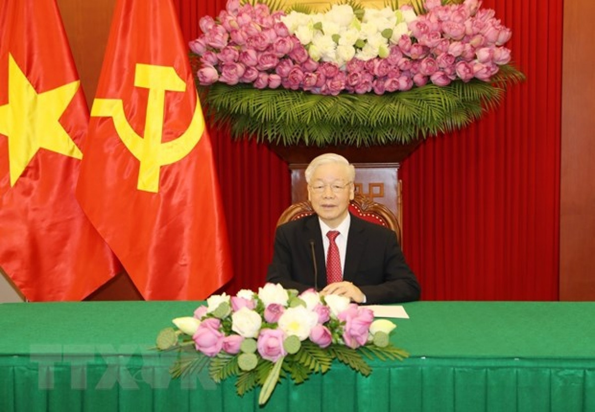 Hai Tổng Bí thư chúc Đảng, Nhà nước và nhân dân hai nước Việt Nam - Trung Quốc đón Tết Nhâm Dần an lành, hạnh phúc và thành công