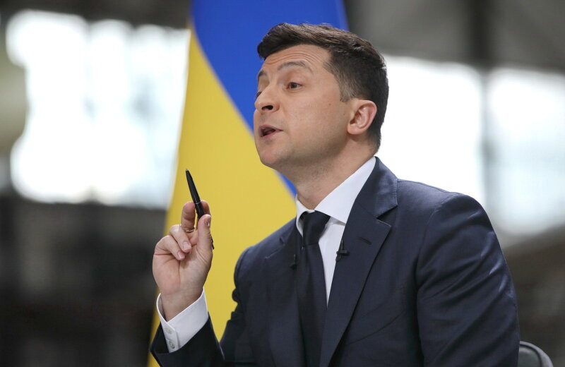 Tổng thống Ukraine Volodymyr Zelensky. Ảnh: Kyivpost.com