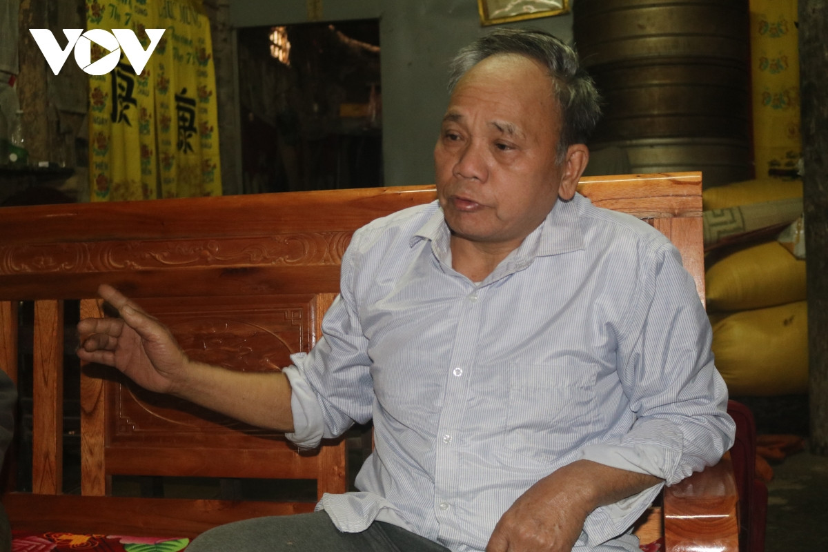 Cựu chiến binh Đàm Văn Pớ, xóm Nà Giảo, xã Ngọc Đào, huyện Hà Quảng (Cao Bằng) tự hào về những đóng góp của đồng bào, nhân dân Cao Bằng trong cuộc chiến đấu bảo vệ biên giới phía Bắc tháng 2/1979.