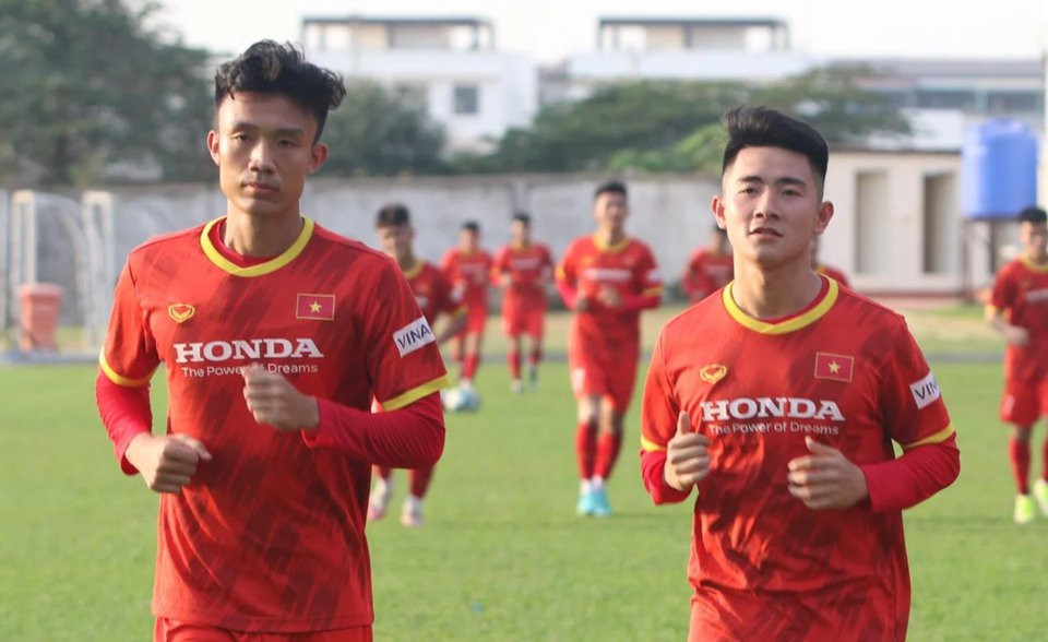  U23 Việt Nam chuẩn bị cho giải U23 Đông Nam Á tại Campuchia.