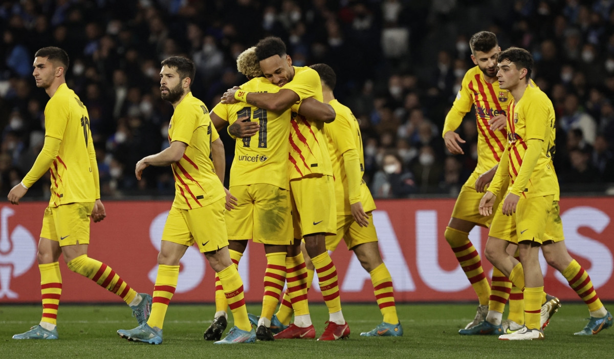 Barca vào vòng 1/8 Europa League sau trận thắng Napoli thuyết phục. (Ảnh: Reuters). 