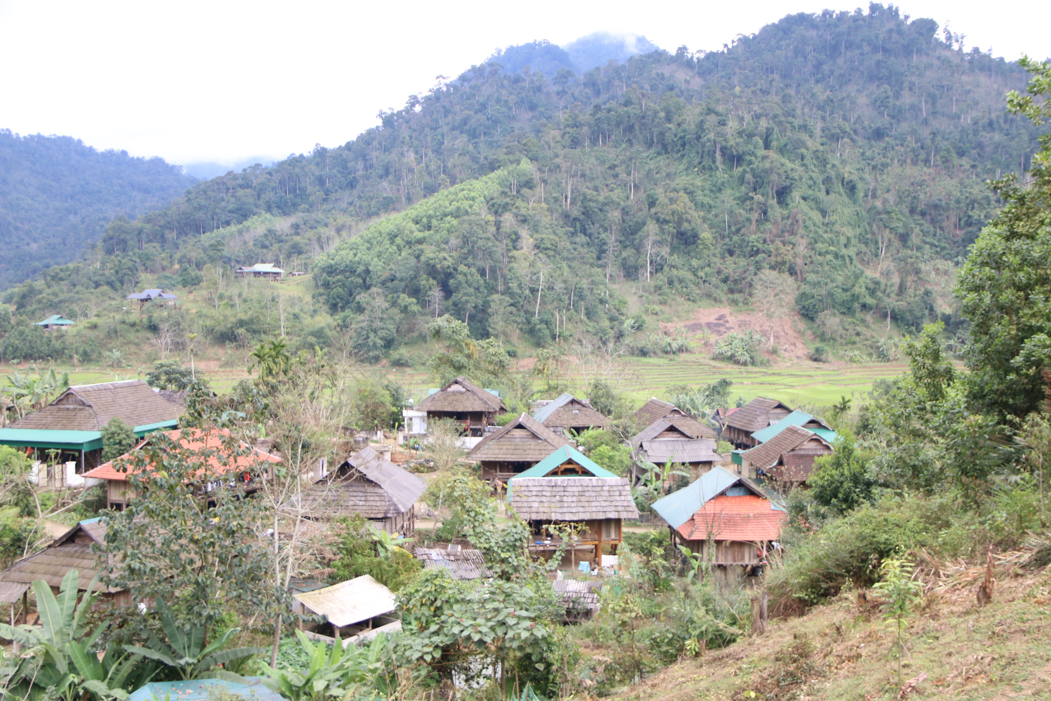 Các bản làng người Thái ở huyện miền núi Quế Phong đã sẵn sàng trở thành điểm đến phục vụ du khách tham quan. Ảnh: Tiến Đông