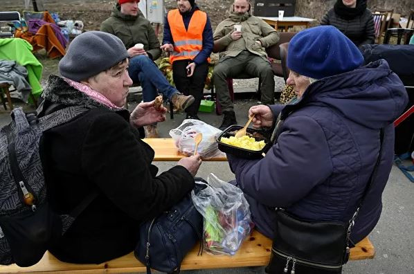Người tị nạn Ukraine ở Slovakia.