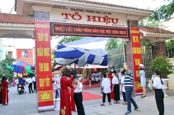 Trường THPT mang tên Tô Hiệu ở Hải Phòng. Ảnh giaoduc.net.vn