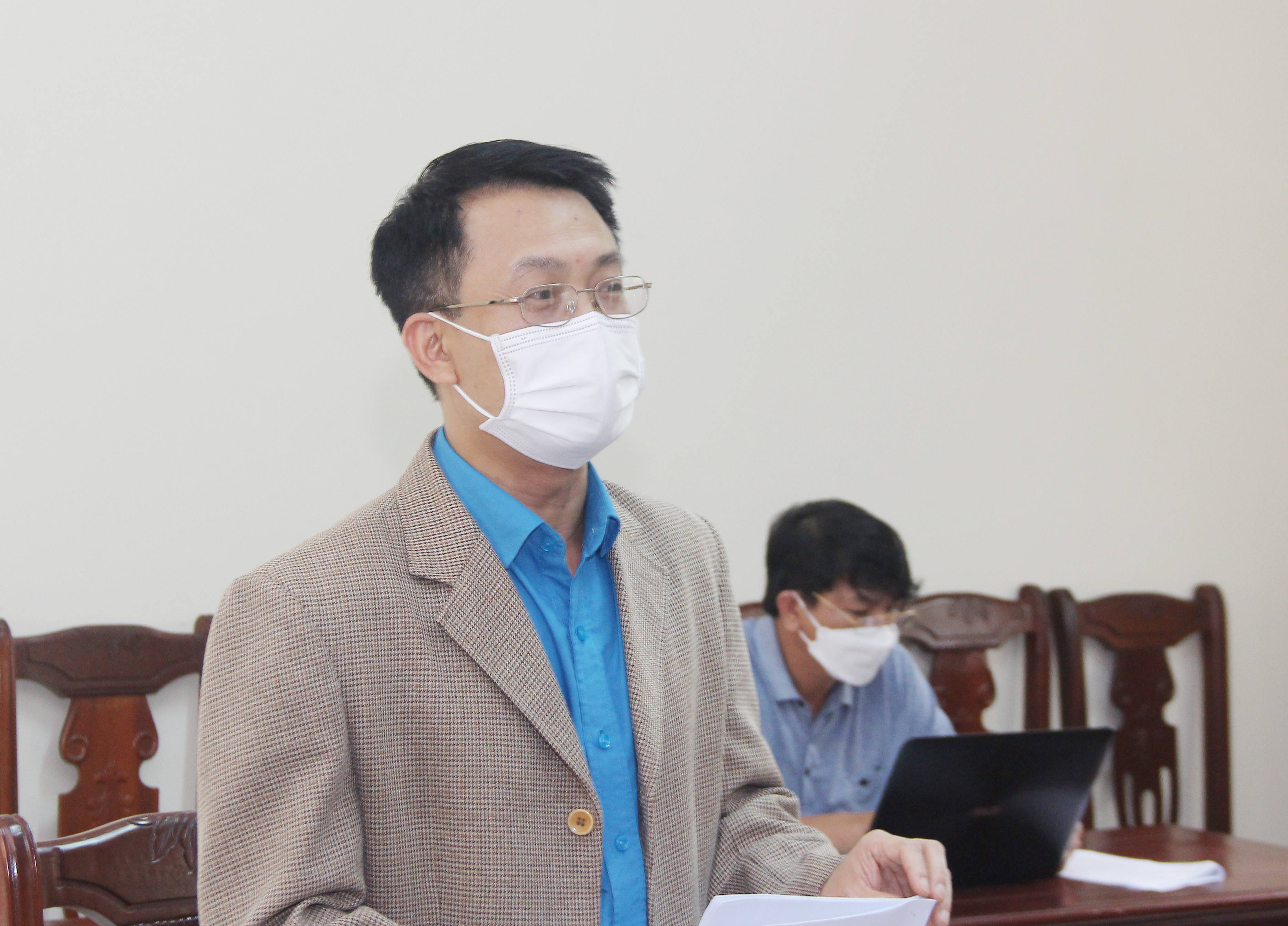 Ông Nguyễn Chí Công - Phó Chủ tịch LĐLĐ tỉnh cho rằng, nội dung Thanh tra Nhân dân đang 