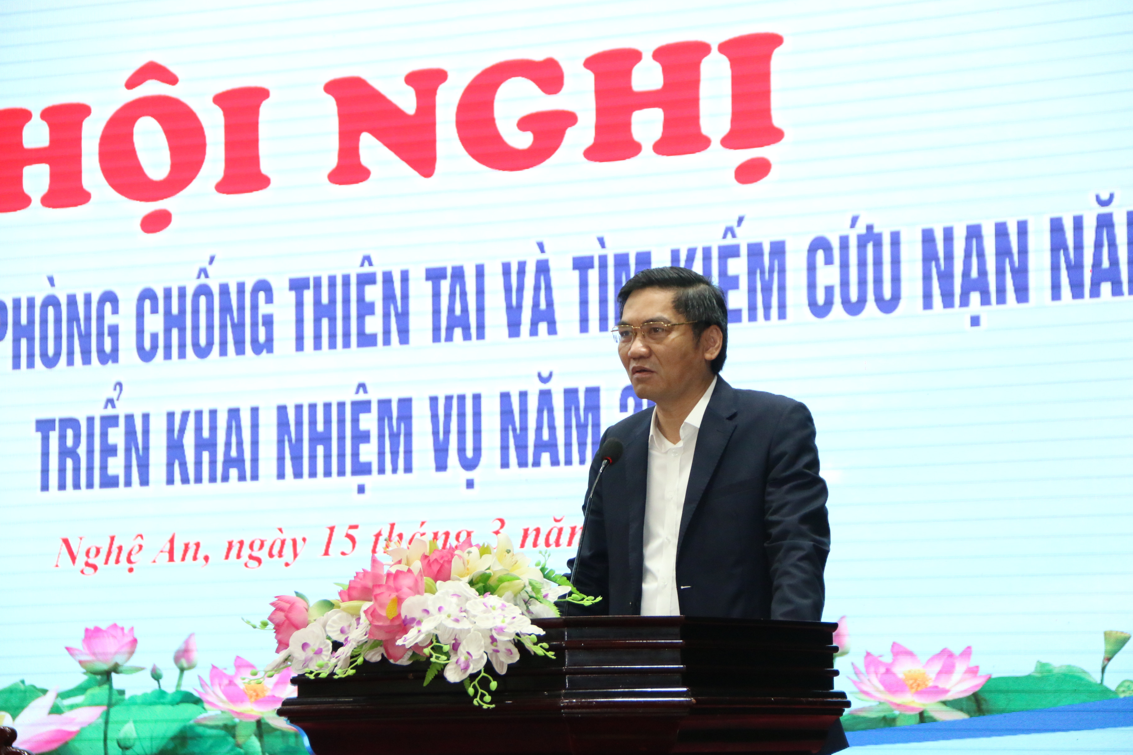 Phó Chủ tịch UBND tỉnh Hoàng Nghĩa Hiếu yêu cầu các địa phương cần phải chủ động phương án 