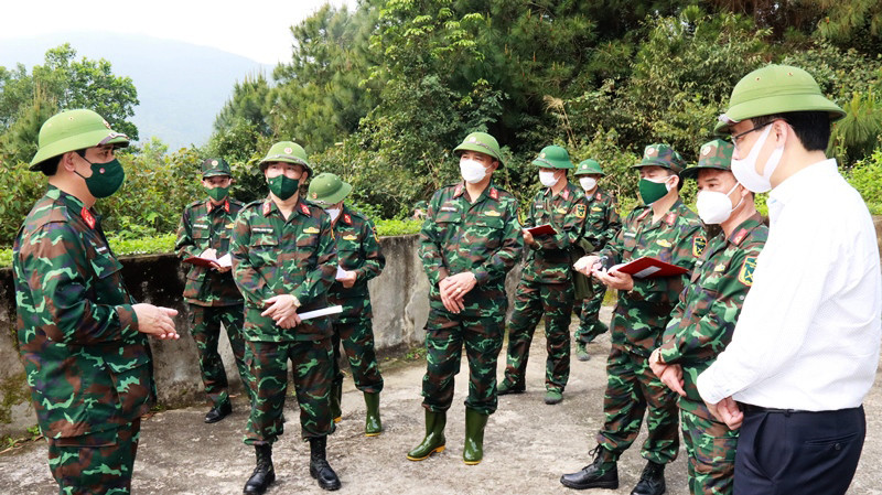 Bộ CHQS tỉnh Nghệ An đã tiến hành kiểm tra công tác chuẩn bị diễn tập khu vực phòng thủ năm 2022. Ảnh tư liệu: Trọng Kiên