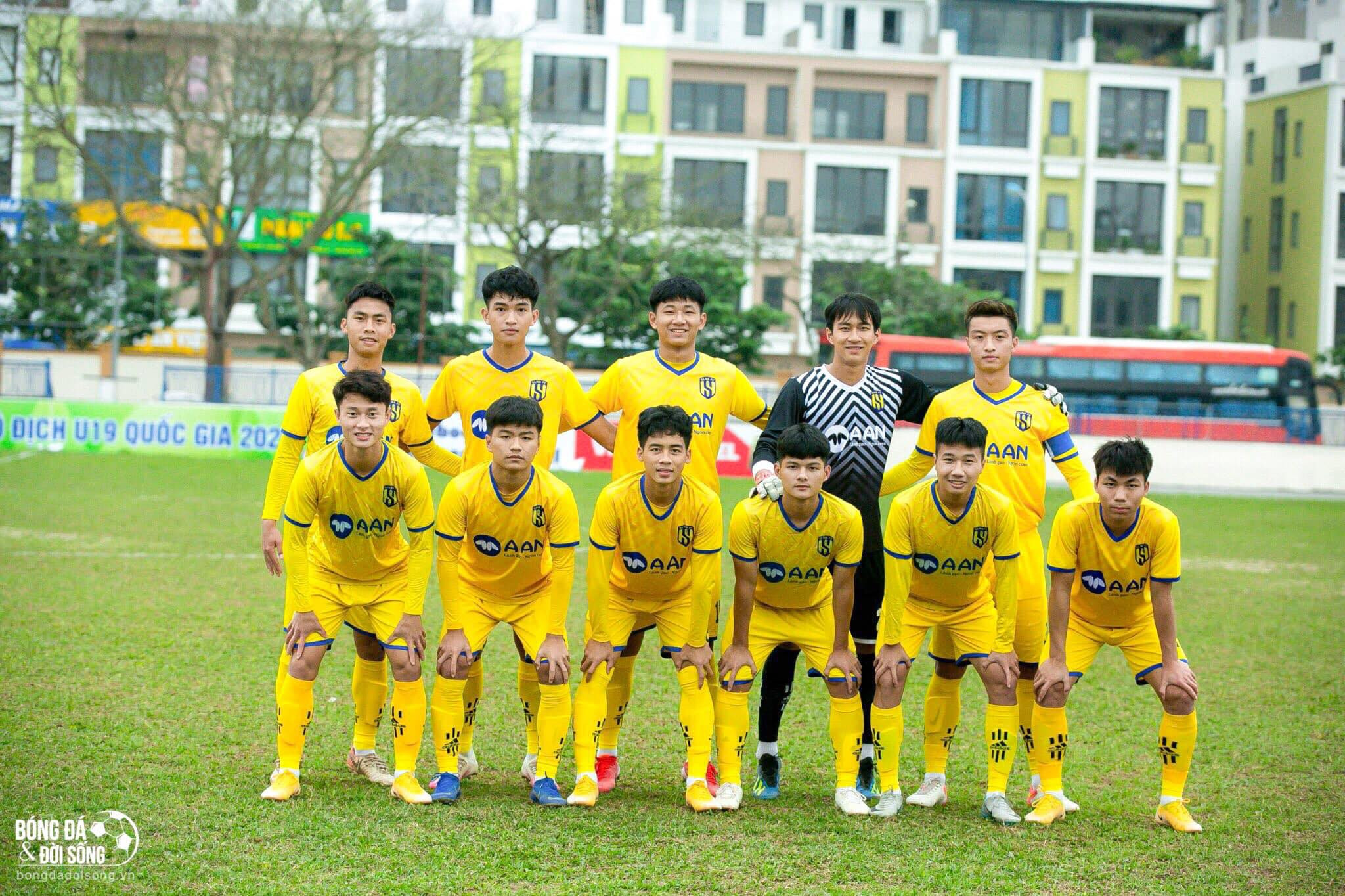 U19 SLNA sẽ đối đầu với U19 Hà Nội tại vòng chung kết U19 QG 2022. Ảnh: Hải Hoàng