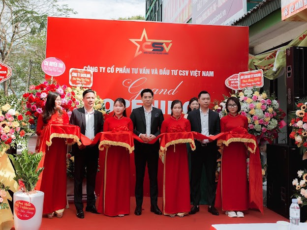 Lễ cắt băng khai trương Công ty CP Tư vấn và Đầu tư CSV Việt Nam