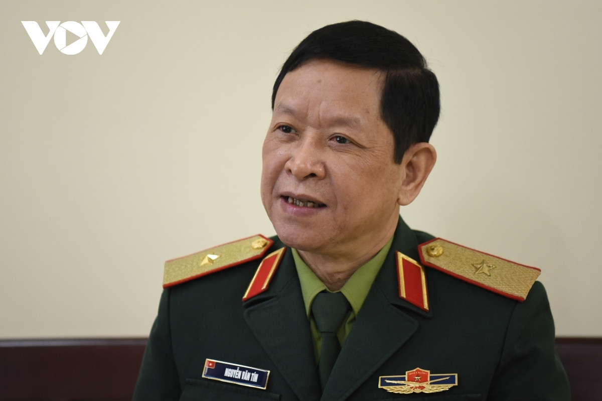 Thiếu tướng Nguyễn Văn Tín, nguyên Phó Cục trưởng cục Tuyên huấn, Quân đội Nhân dân Việt Nam.