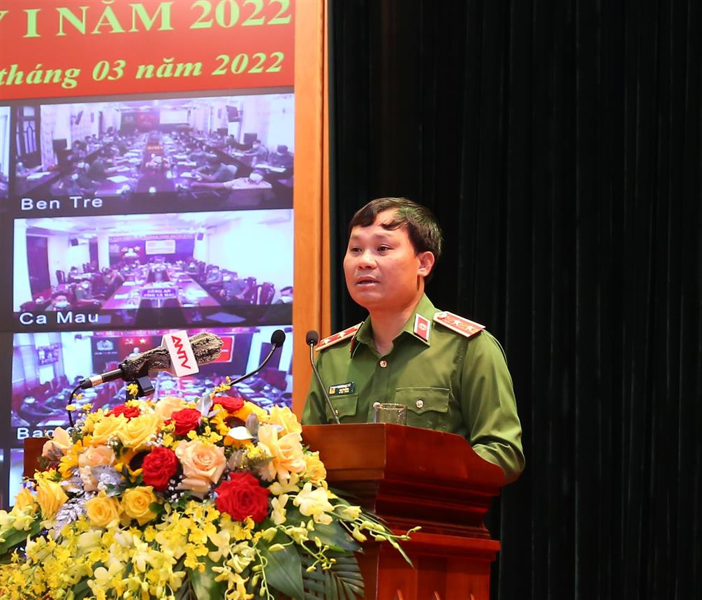 Trung tướng Trần Ngọc Hà, Cục trưởng Cục Cảnh sát hình sự.