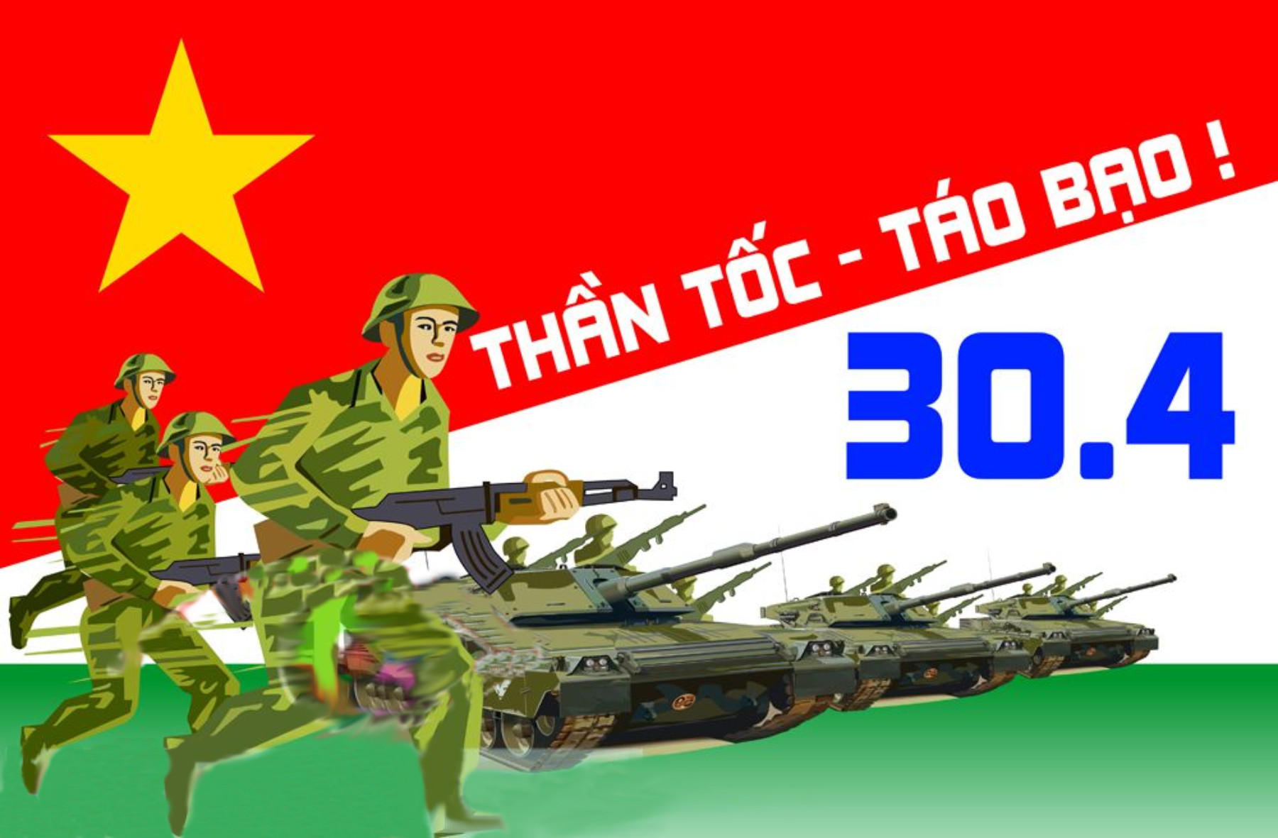 Chiến thắng 30.4 là mốc son chói lọi trong lịch sử dân tộc Việt Nam. Ảnh minh họa: Tư liệu