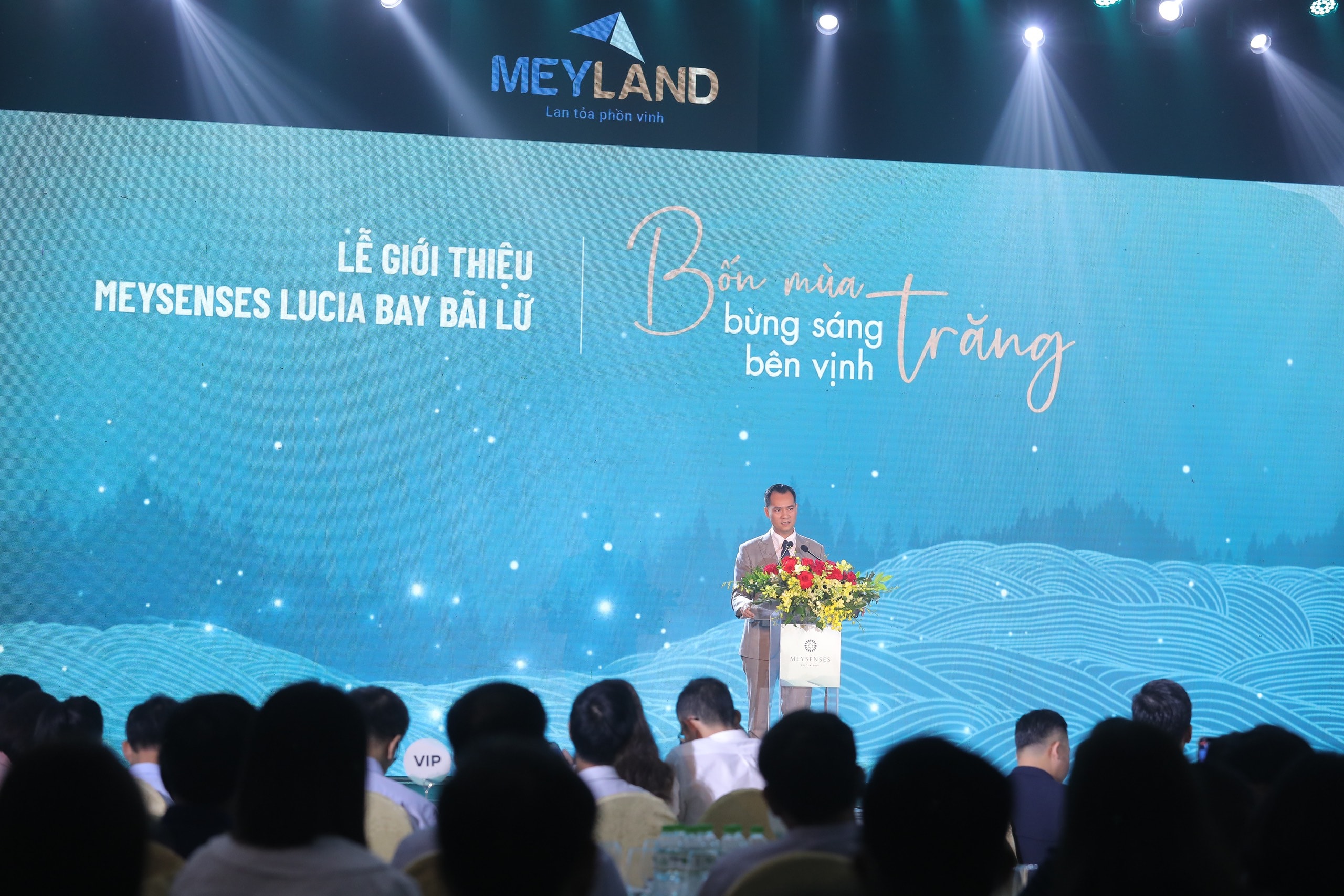 Ông Phạm Minh Đức - Phó tổng giám đốc Tập đoàn Tân Á Đại Thành, kỳ vọng MeySenses Lucia Bay Bãi Lữ sẽ là điểm đến nghỉ dưỡng cao cấp mới của châu Á và thế giới