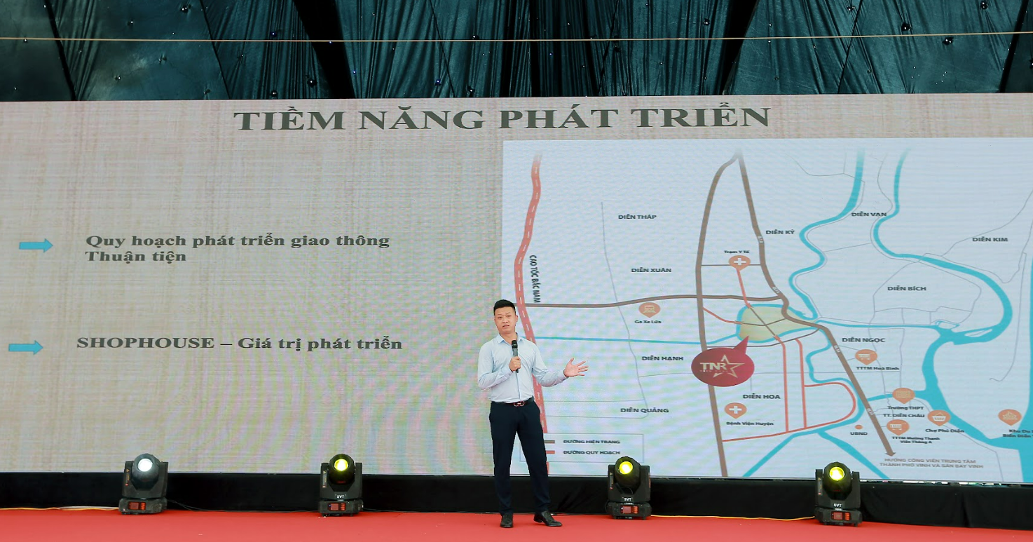 Ông Phan Cao Cường – Giám đốc Quản lý Kinh doanh Công ty TNR Holdings Việt Nam phát biểu tại dự án