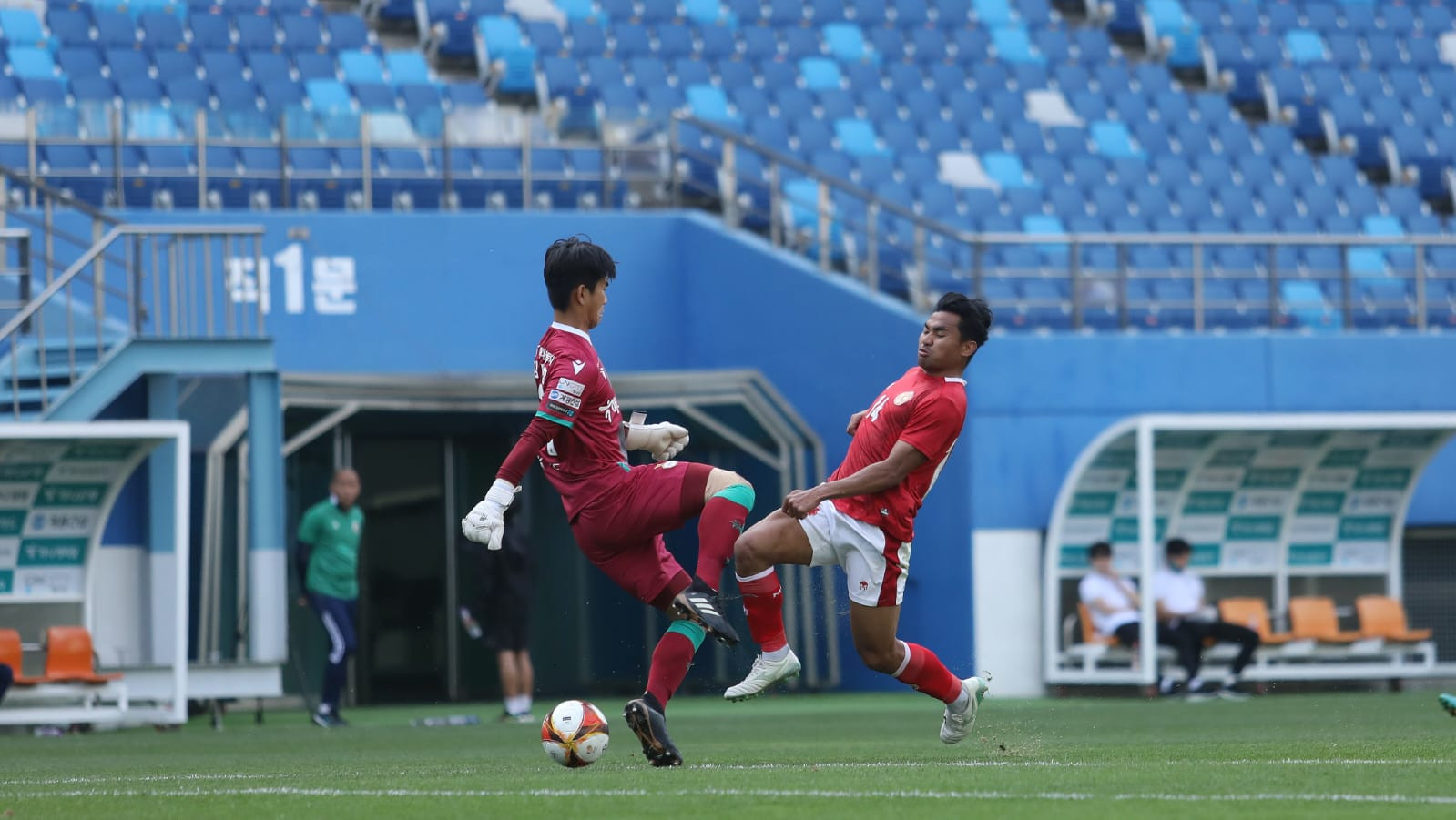 U23 Indonesia kết thúc chuyến tập huấn Hàn Quốc bằng một thất bại trước thềm SEA Games 31
