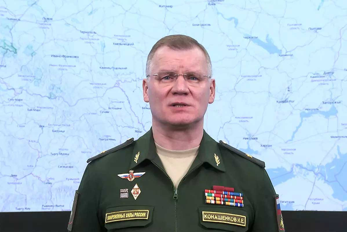 Thiếu tướng Igor Konashenkov, người phát ngôn Bộ Quốc phòng Nga. Ảnh: Bộ Quốc phòng Nga