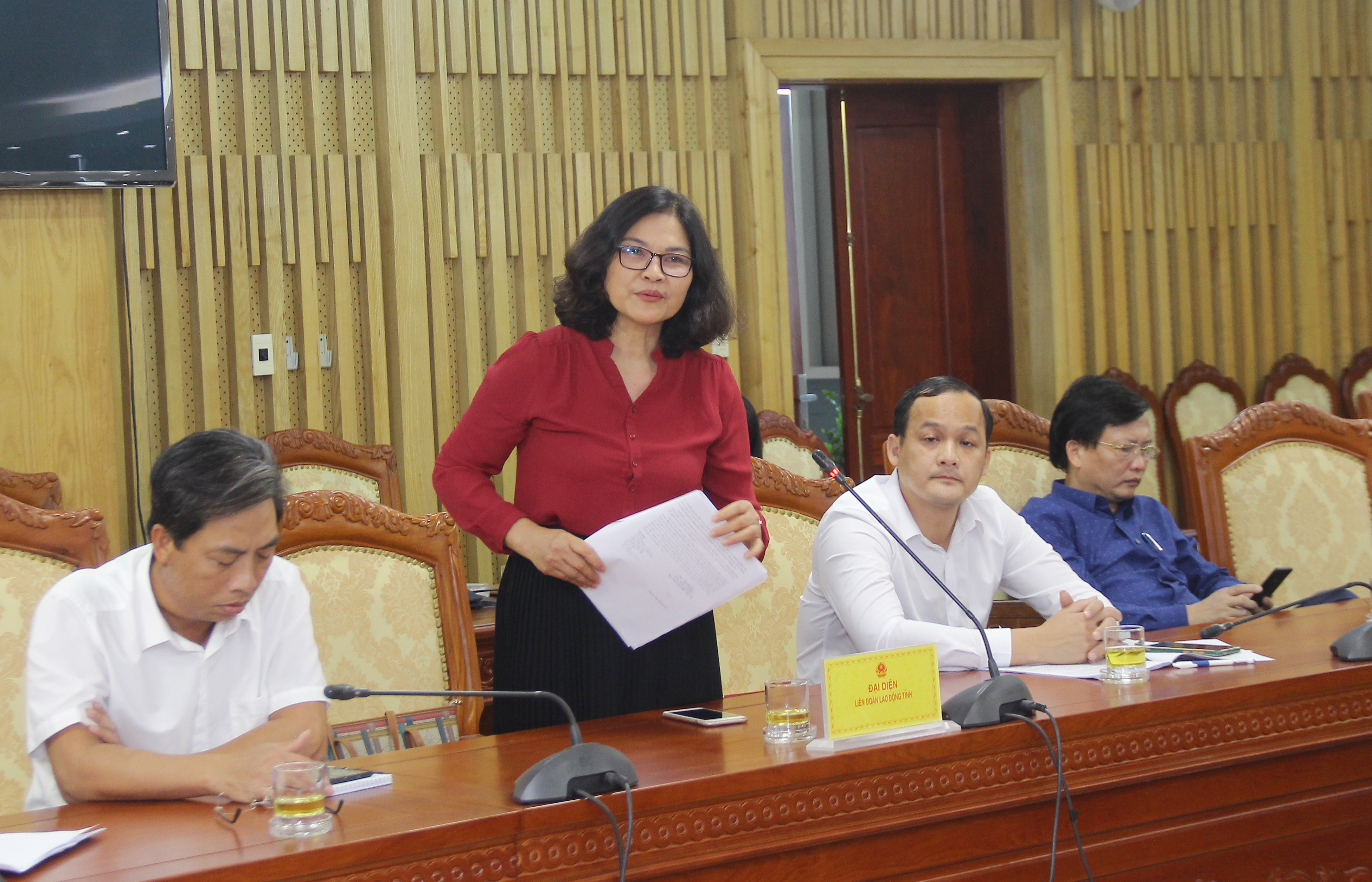 Bà Nguyễn Thị Nhung - Phó Chủ tịch Liên minh Hợp tác xã tỉnh đề xuất 