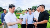 Chủ tịch UBND tỉnh Nguyễn Đức Trung thăm các mô hình kinh tế ở huyện Tân Kỳ