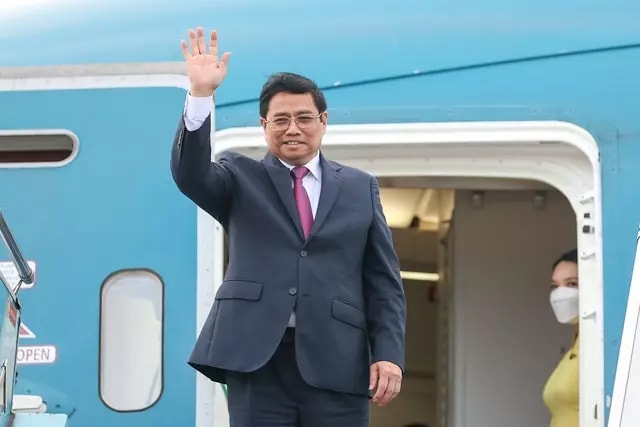 Thủ tướng lên đường tham dự Hội nghị cấp cao đặc biệt ASEAN - Mỹ; thăm, làm việc tại Mỹ và LHQ. Ảnh: VGP