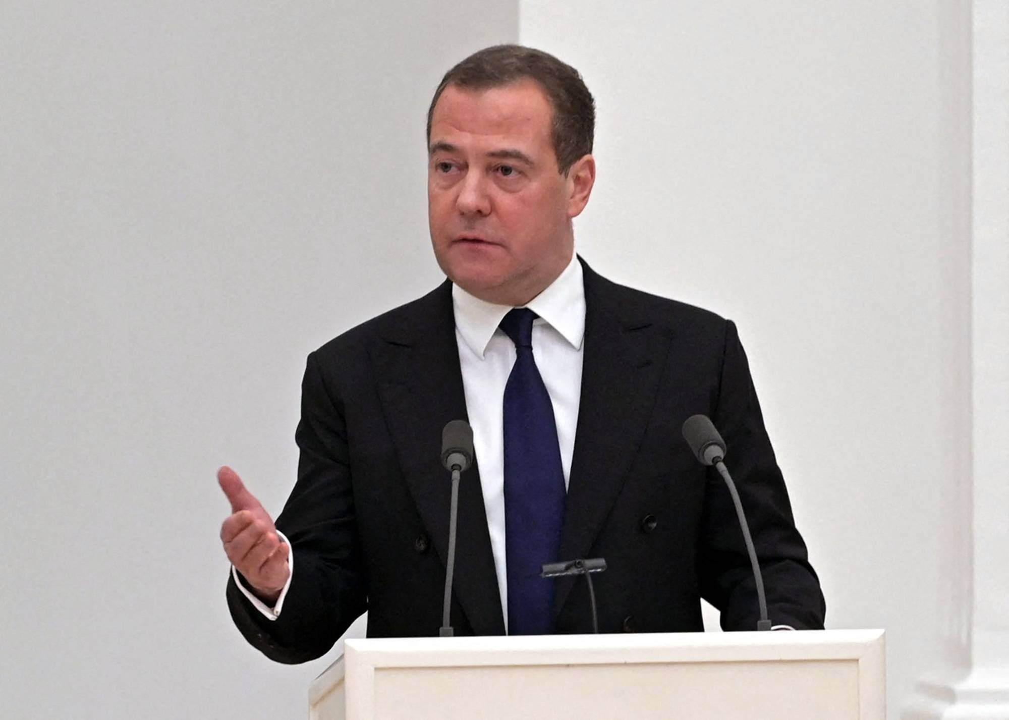 Phó Chủ tịch Hội đồng An ninh LB Nga Dmitry Medvedev. Ảnh: AP