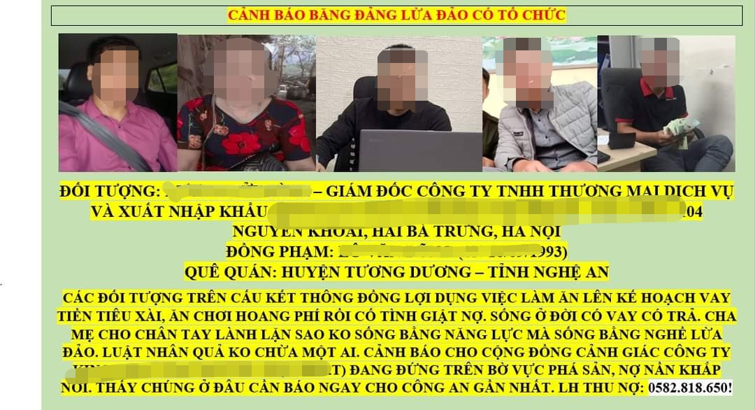 Một người dân ở huyện Tương Dương bị bôi xấu trên mạng xã hội dù không vay tiền. Ảnh: T.H