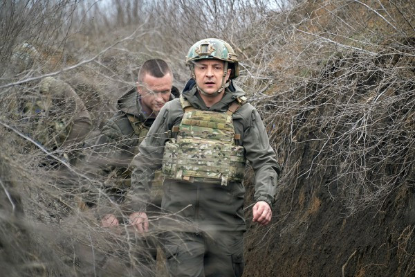Tổng thống Ukraine Volodymyr Zelensky. Ảnh: AP