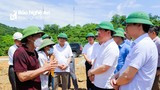 Chủ tịch UBND tỉnh Nguyễn Đức Trung thăm và làm việc tại huyện Tương Dương 