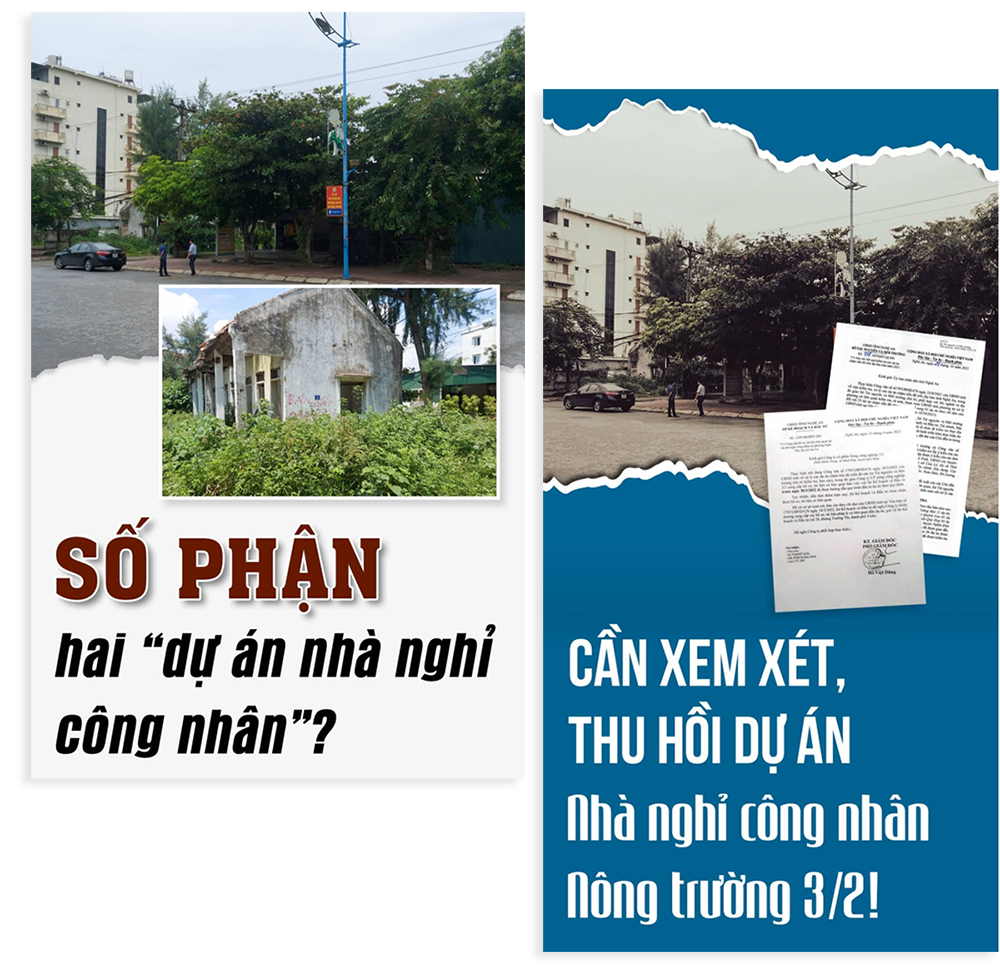Bìa các bài viết về dự án nhà nghỉ công nhân Nông trường 3/2.