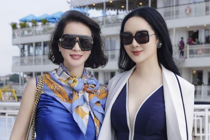 Nhan sắc 'không tuổi' của MC Thanh Mai và Hoa hậu Giáng My