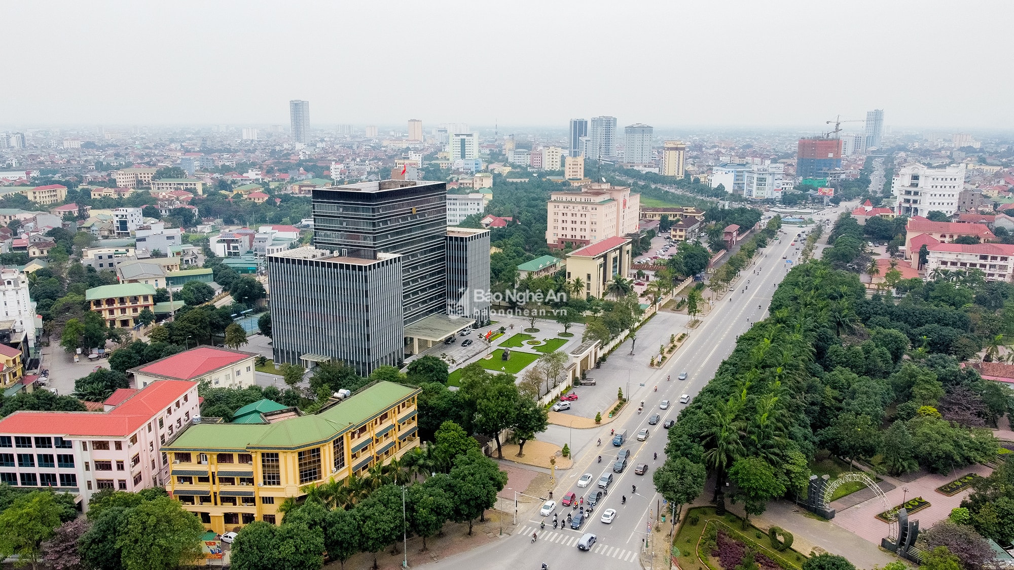 Một góc thành phố Vinh. Ảnh: Thành Cường