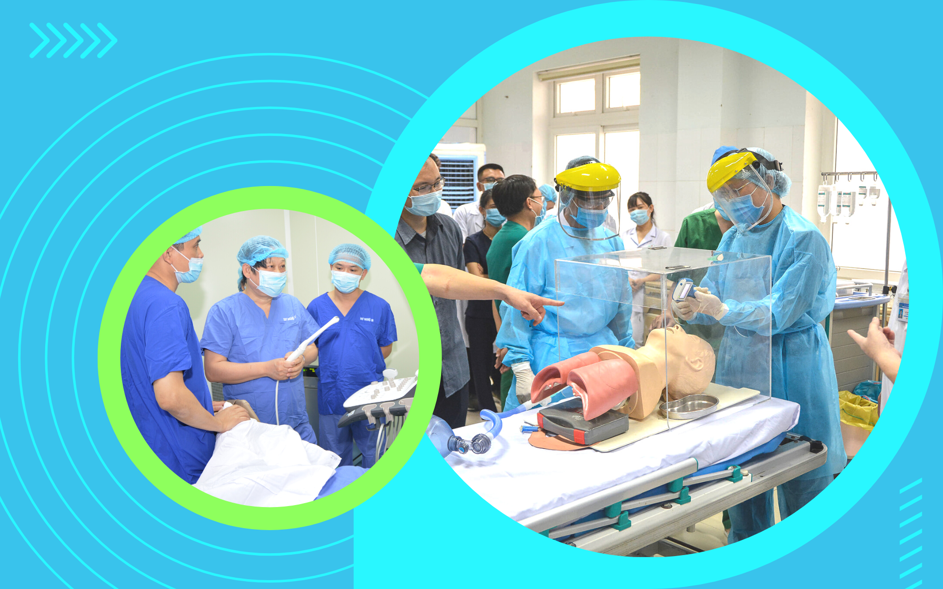 Cán bộ, viên chức y tế thường xuyên được tổ chức học tập nghiệp vụ. Ảnh: Thành Chung