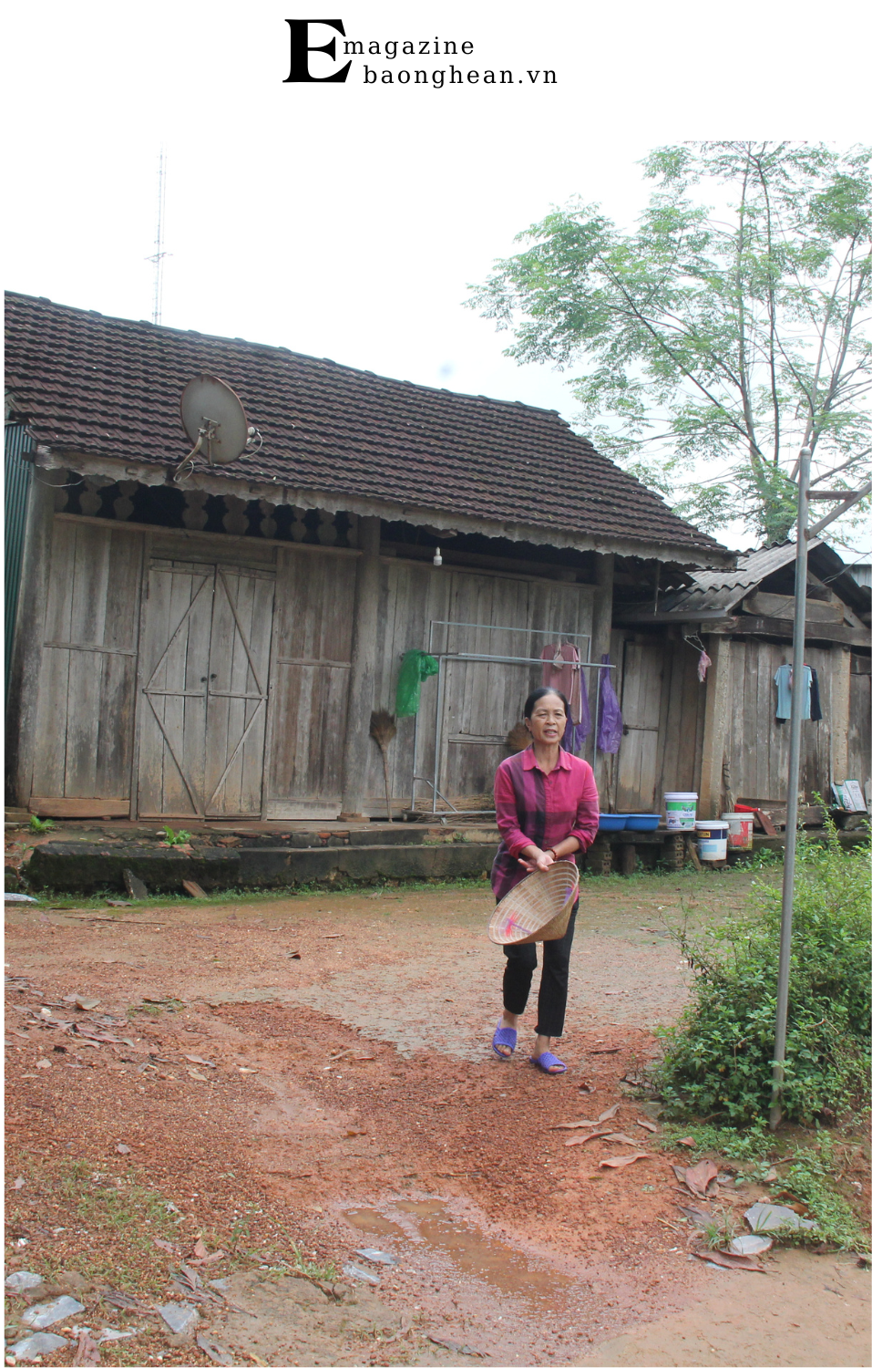 Ngôi nhà bà Hương bên Quốc lộ 48.