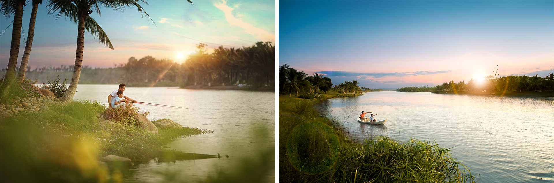 Hình ảnh thiên nhiên thực tế tại Ecopark