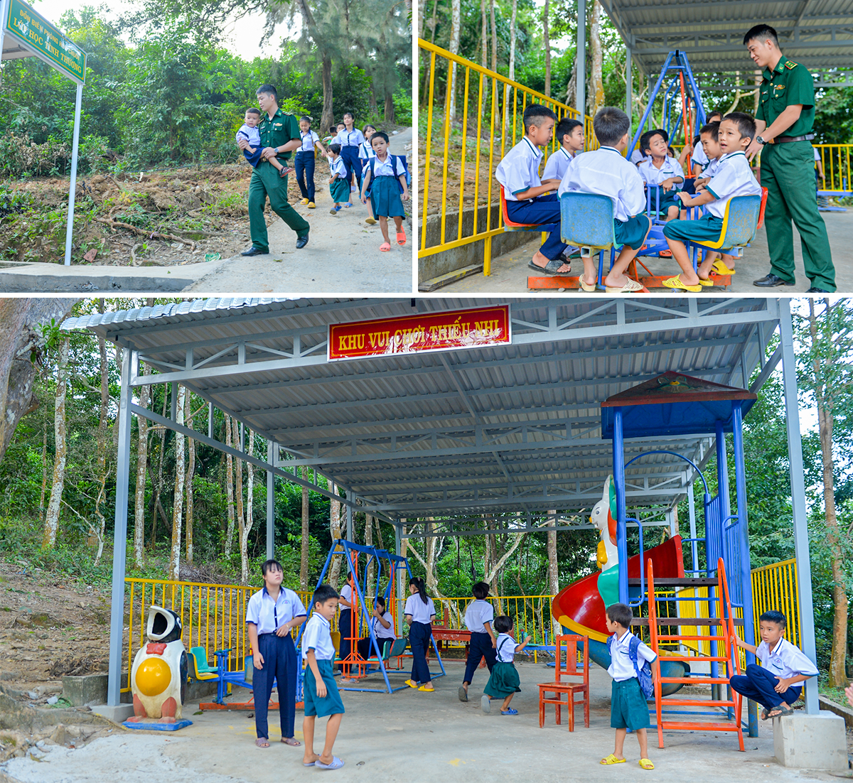 Học sinh của lớp học tình thương.