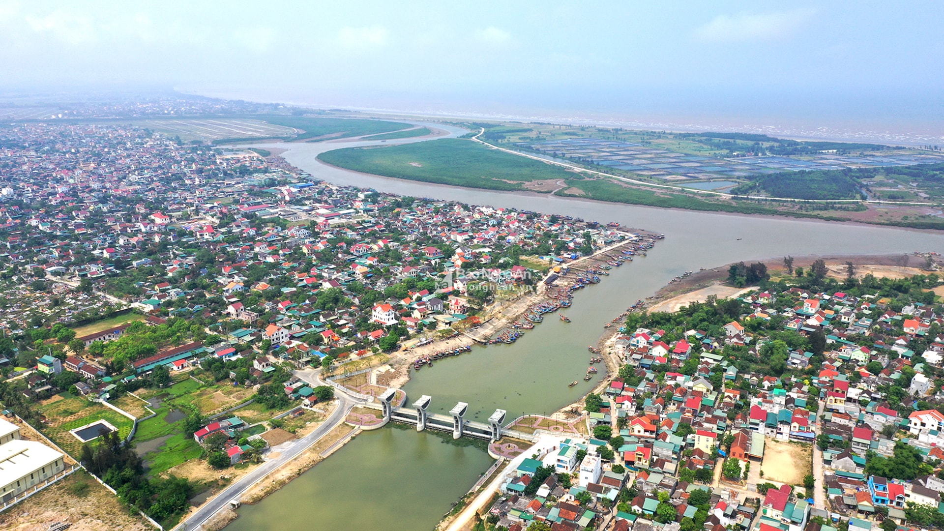 Một góc nông thôn mới ở huyện Diễn Châu. Ảnh tư liệu: Sách Nguyễn