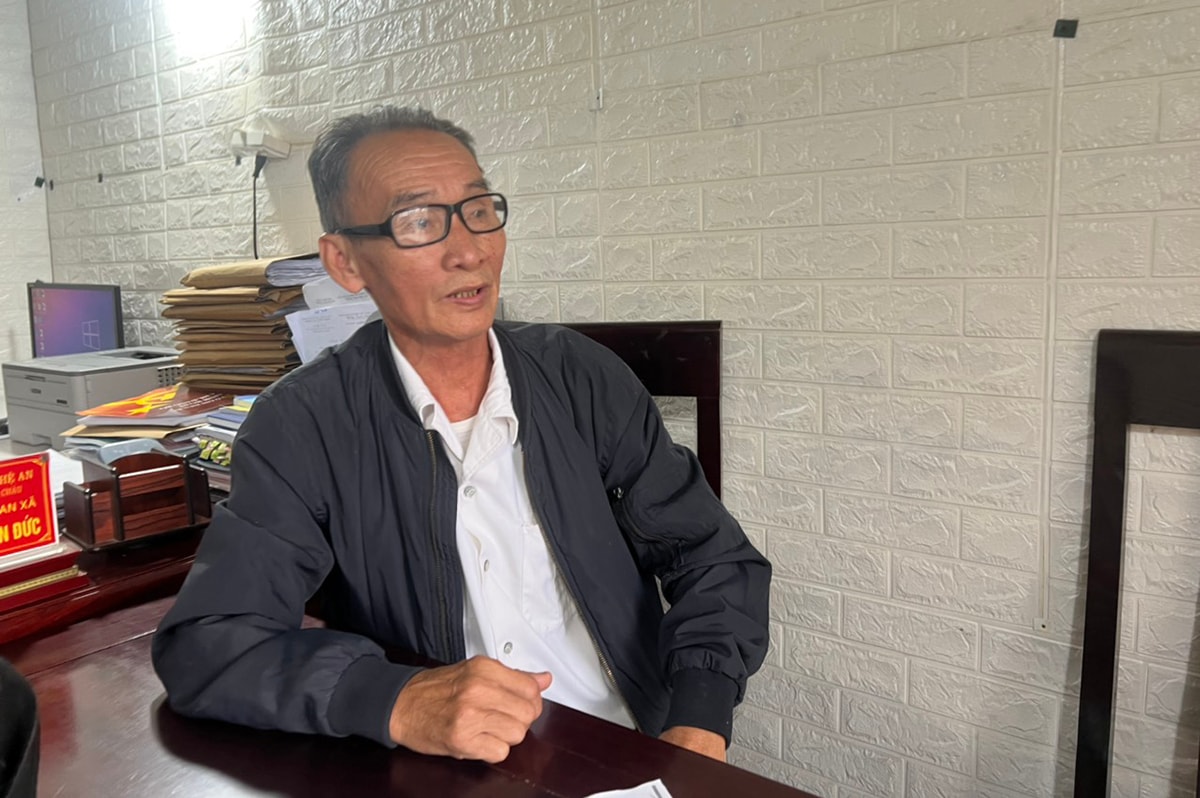 Ông Lê Đình Quế - Bí thư Chi bộ, Tổ trưởng tổ hòa giải xóm Hải Bắc, xã Diễn Bích ( Diễn Châu). Ảnh: Khánh Ly