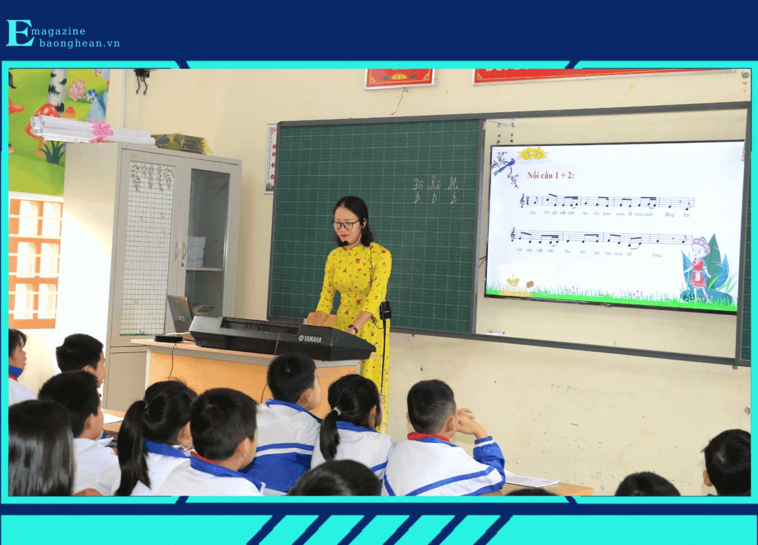 Việc ứng dụng công nghệ thông tin được áp dụng tại nhiều môn học