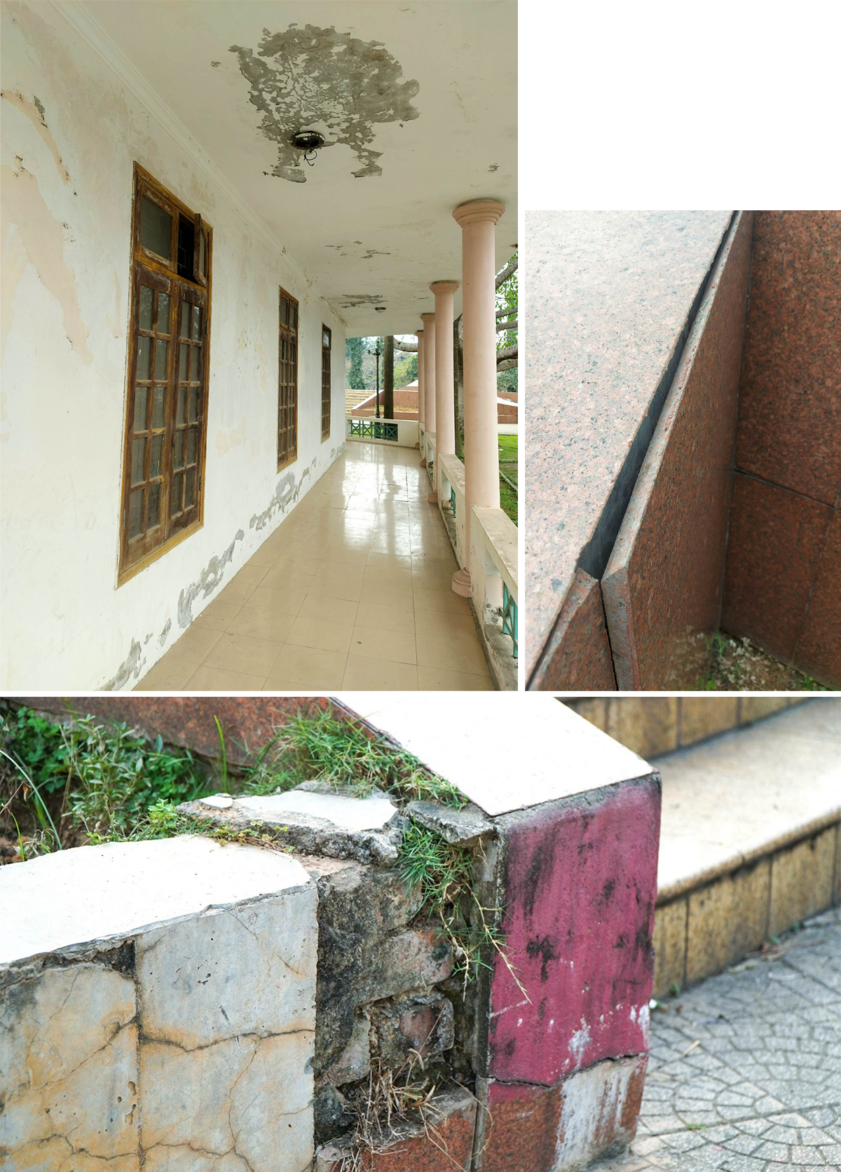 Hiện trạng xuống cấp nghiêm trọng của Khu di tích Quốc gia đặc biệt Km0 - đường Hồ Chí Minh trong ngày 1/3/2023.