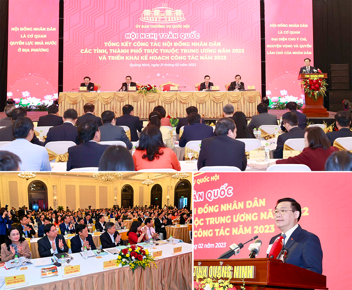 Hội nghị toàn quốc tổng kết công tác HĐND các tỉnh, thành phố trực thuộc Trung ương năm 2022 và triển khai kế hoạch công tác năm 2023. Ảnh tư liệu: VGP