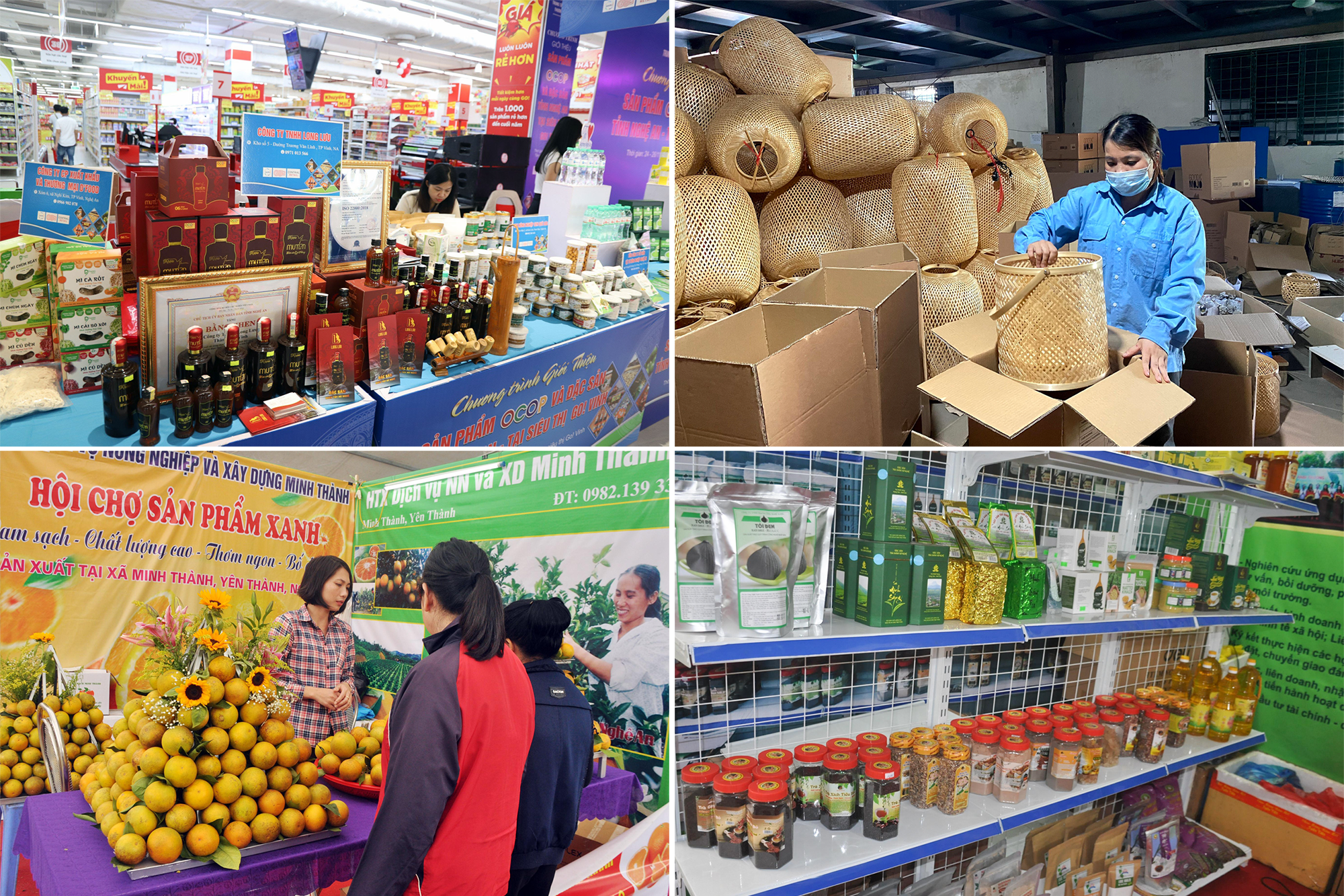 Nhiều sản phẩm của Nghệ An đã được đưa lên sàn thương mại điện tử. Ảnh: Việt Phương