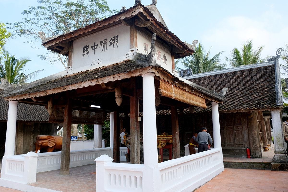 Đền Bạch Mã, xã Võ Liệt (Thanh Chương). Ảnh: Mỹ Hà