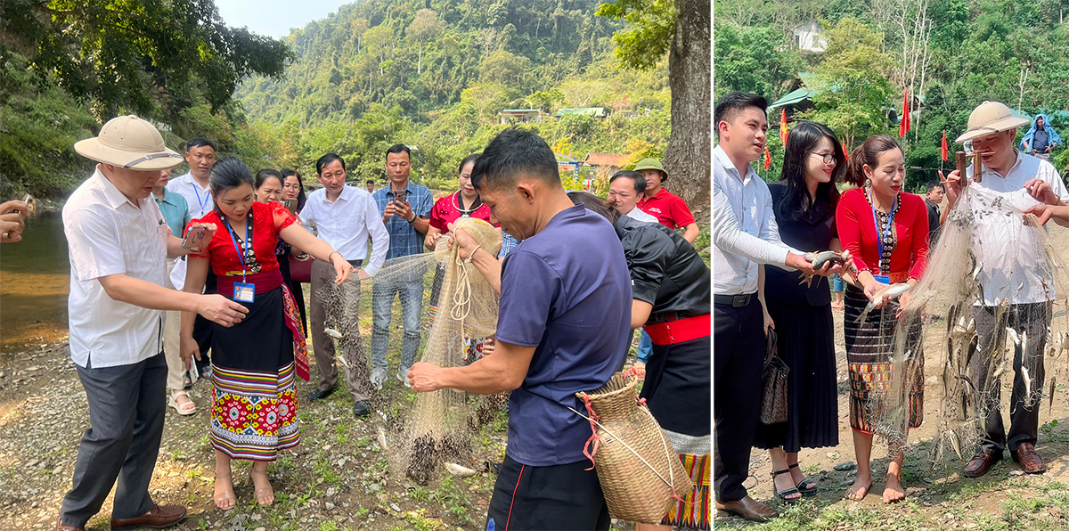 Đoàn huyện Quỳ Châu đến thăm quan học hỏi kinh nghiệm về xây dưng mô hình dân vận khéo
