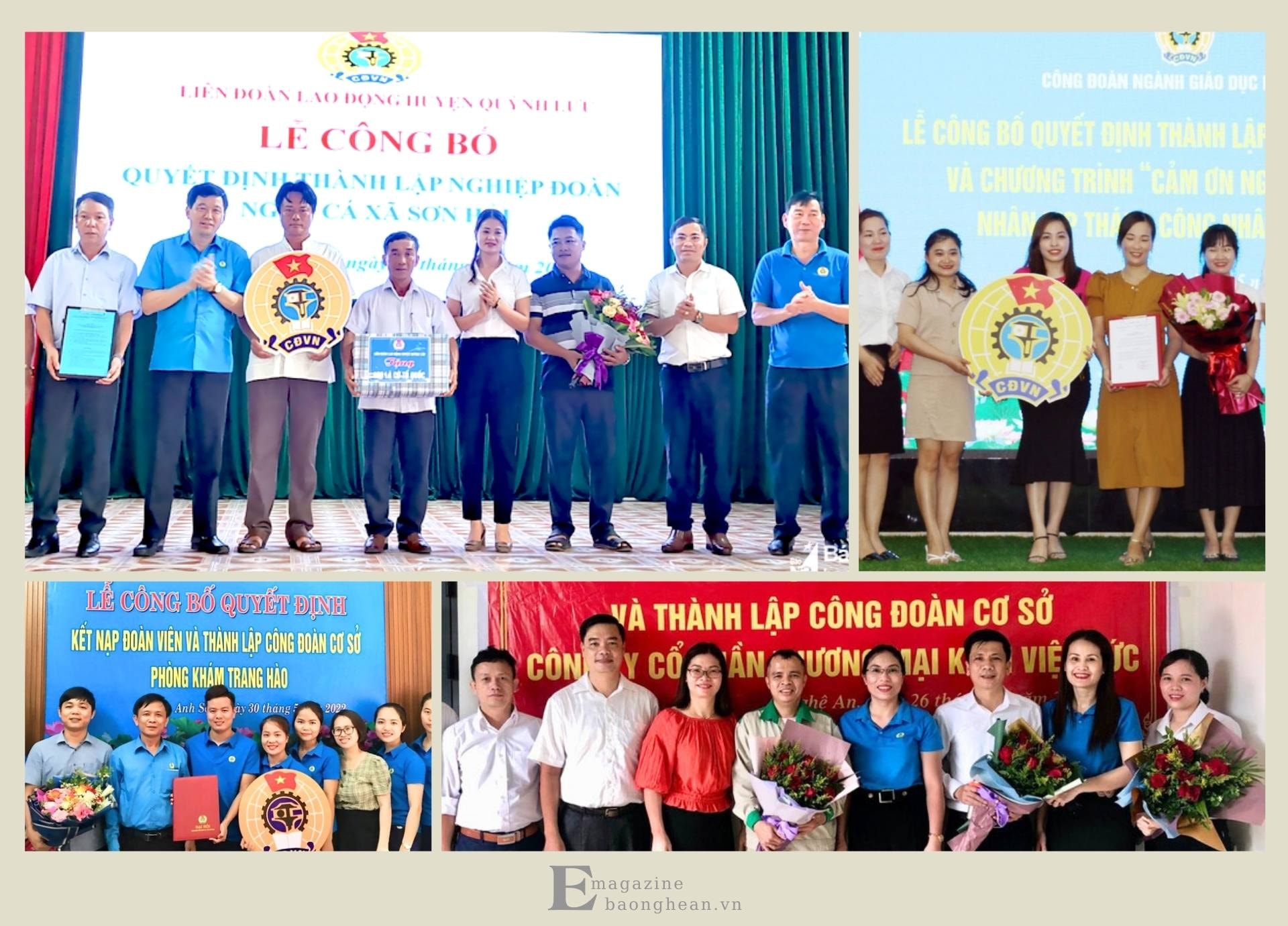 Với nhiều cách làm sáng tạo và quyết tâm cao, Công đoàn Nghệ An đã có nhiều thắng lợi trong phát triển đoàn viên. Ảnh: CSCC