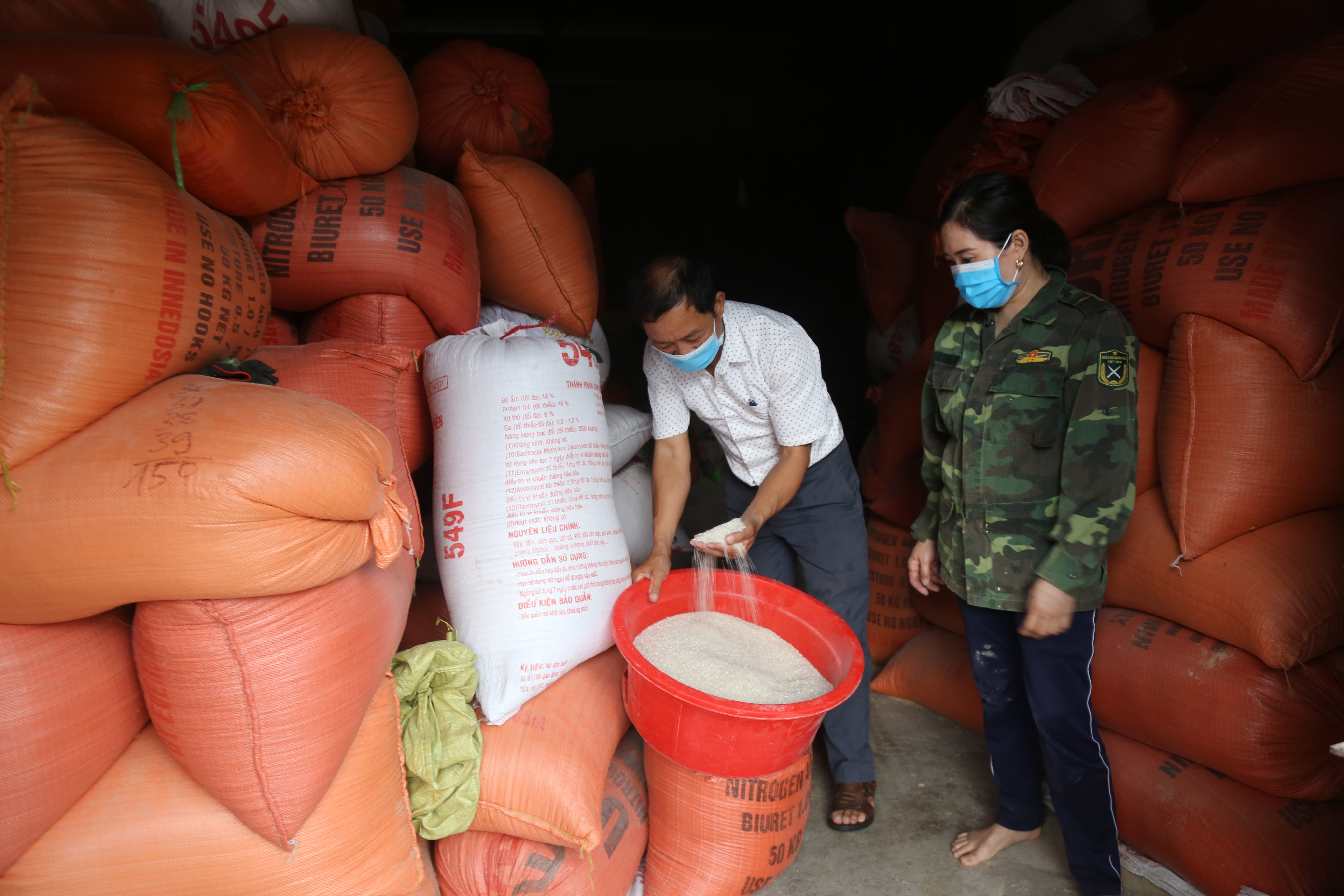 bna_HTX Nam cát liên kết với DN thu mua lúa, bao tiêu sản phẩm giúp xã viên yên tâm sản xuất. ảnh thu huyền.JPG