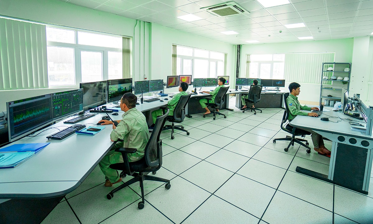 Nhiều giải pháp tiết kiệm năng lượng đang được ứng dụng tại Nhà máy Xi măng Tân Thắng.