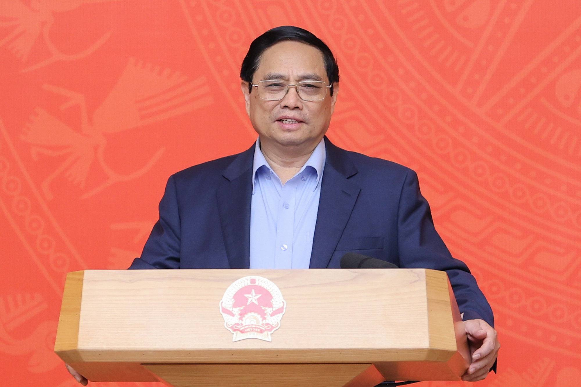 Thủ tướng Phạm Minh Chính phát biểu tại Hội nghị. Ảnh VGP-Nhật Bắc.jpeg