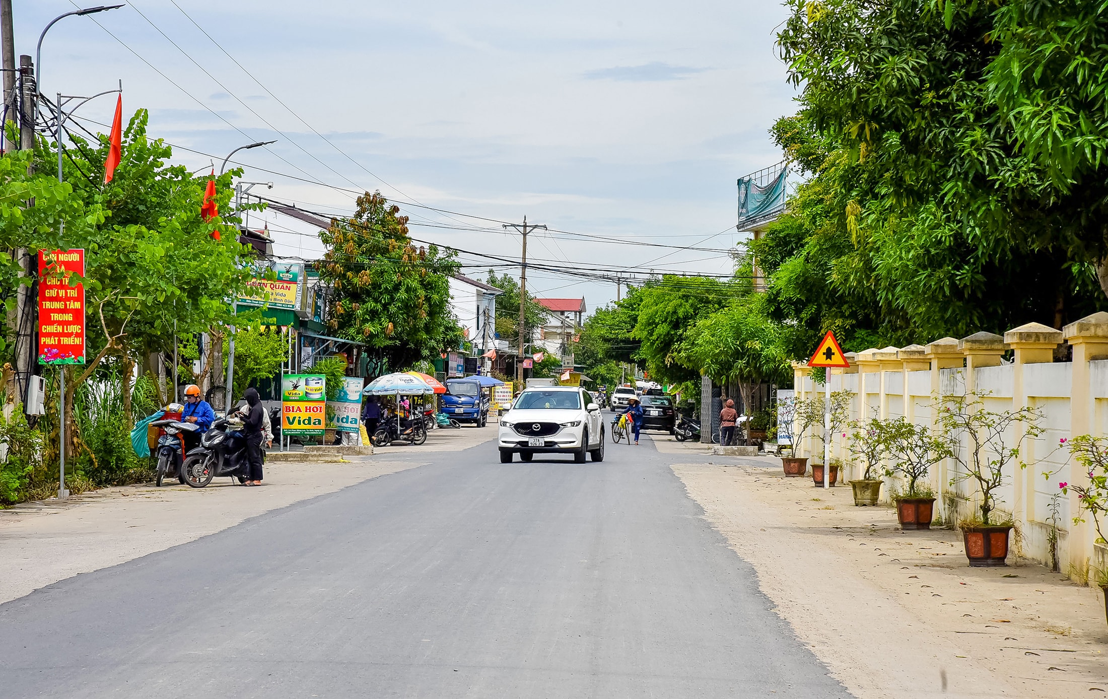 Quang cảnh xã Nghi Long, Nghi Lộc. Ảnh: Thanh Lê