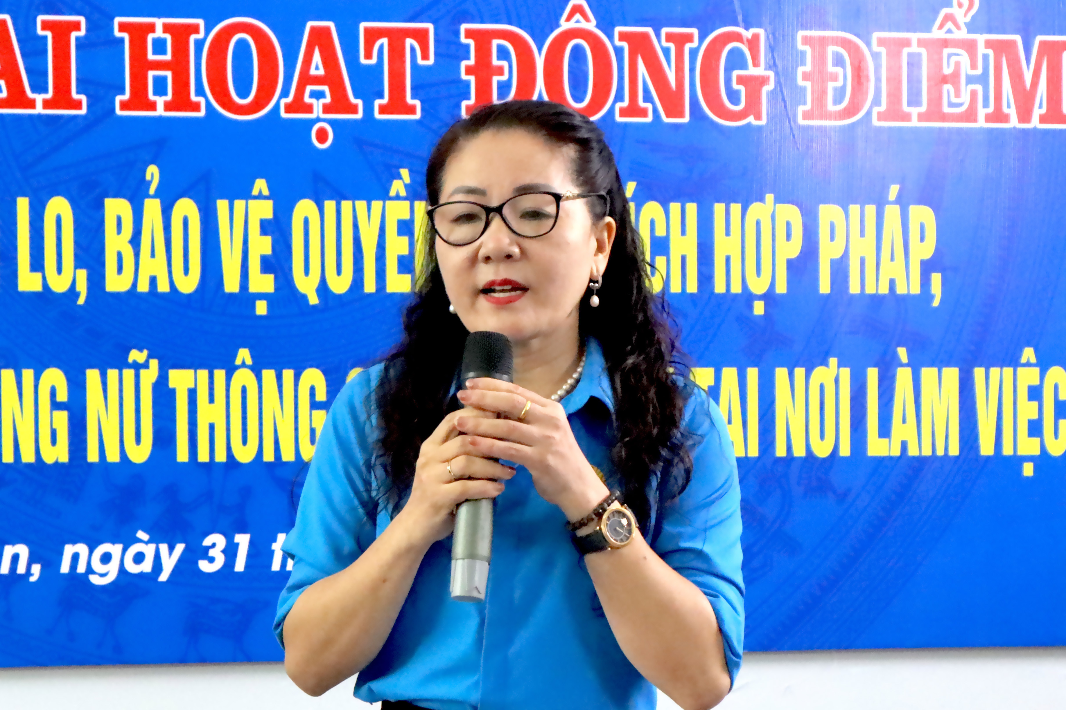 bna_triển khai đối thoại điểm cho nữ công nhân Trung Lai. Ảnh Diệp Thanh2.JPG