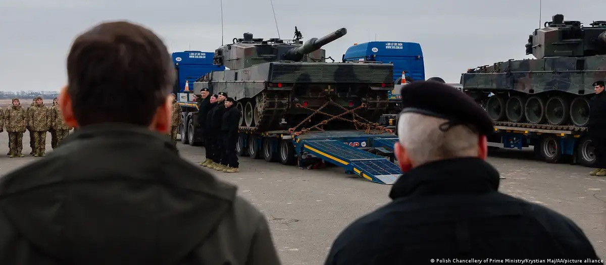 Ba Lan có vị trí quan trọng trong việc vận chuyển vũ khí cho Ukraine và cũng đã cung cấp nhiều vũ khí cho Kiev. Ảnh AA.jpeg