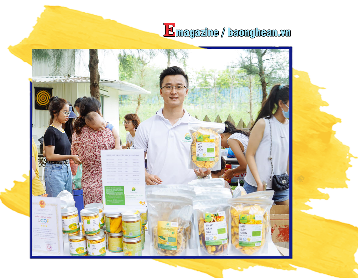 9X khởi nghiệp bằng sản phẩm OCOP. Ảnh: T.P